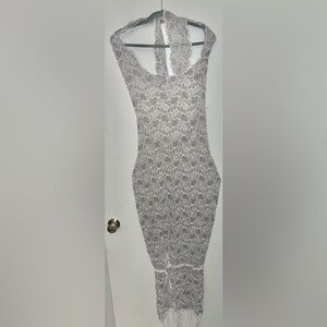 Lace Halter hand made dress